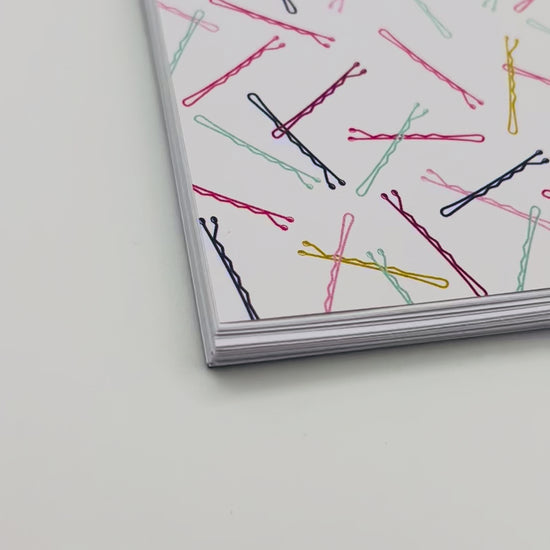 bobby pins notepad