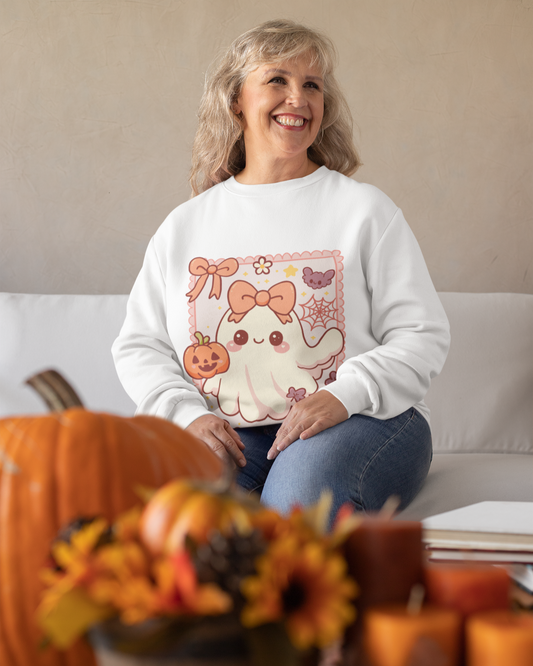 Ghostly Girly Crewneck Sweatshirt