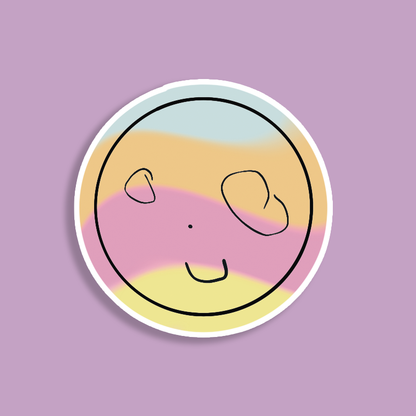 Smiley Face Sticker – Made By Lyla