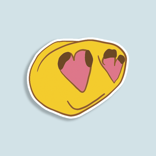 Happy Hearts Sticker – Made By Luna
